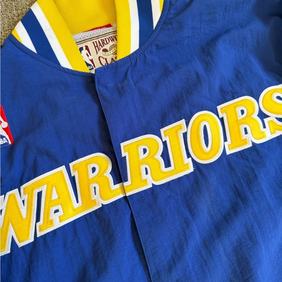 Golden State Warriors Mitchell & Ness Nylon Jacket - Picture 2 of 9